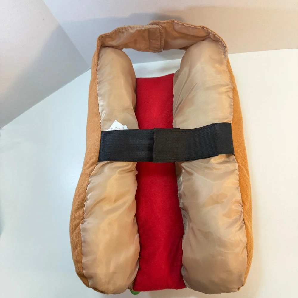 Forum Novelties Hot Dog Pet Costume Medium Brown Red Yellow Funny Halloween‎